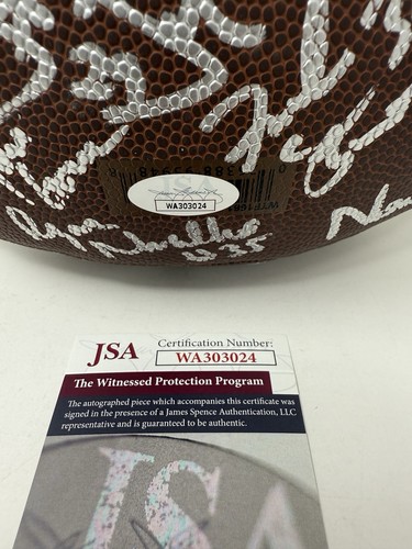 1988 Notre Dame TEAM SIGNED Irish 88 Champs Football JSA Wit 33 Autos Holtz Auto - Picture 5 of 5