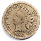 1862 CN 1C Indian Head Penny Good (G)