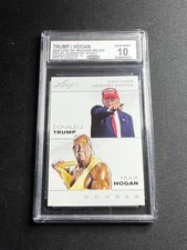 Donald Trump / Hulk Hogan 2024 Leaf Legends Dual CCG 10 USA