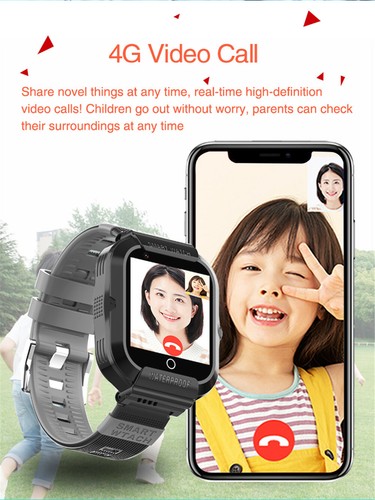 4G Smart Watch Kids Video Call Watch SOS IP67 Waterproof Child Smartwatch Camera - 第 5/14 張圖片