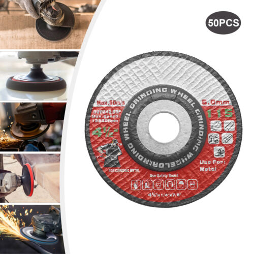 50 PACK Grinding Wheels 4-1/2" x 1/4" x 7/8" Metal Steel Angle Grinder Φ 4.5inch