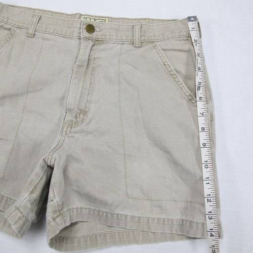 Vintage LL Bean Shorts Herren 32 hellbraun khaki Gorp Talon Reißverschluss 70er 4" Schrittlänge USA - Bild 9 von 14