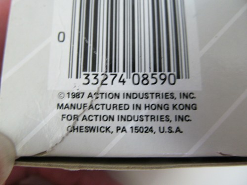 Vintage Telefon Bleistiftspitzer Miniatur Telefonbox Metall Druckguss Hongkong H3 - Bild 5 von 6