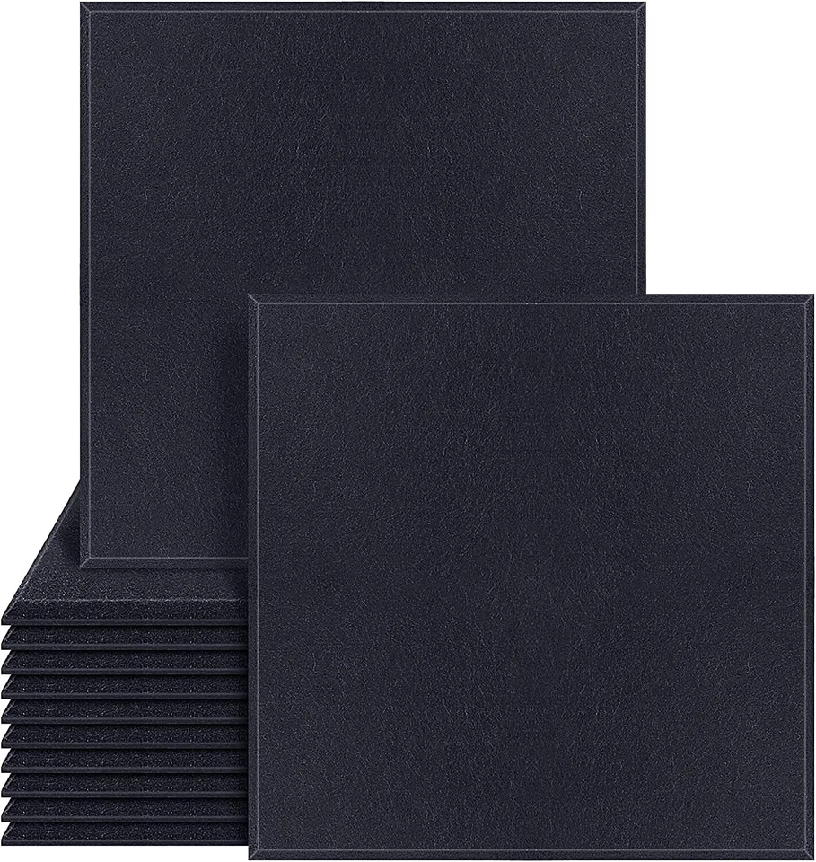 24 48 96 Pack Acoustic Foam Panels Studio Noise Soundproofing Wall Tiles 12*12in - Image 3 of 4