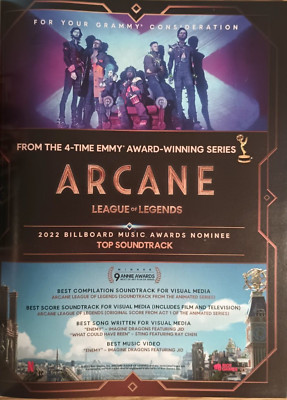 2022 ARCANE ORIGINAL UNFRAMED magazine PROMO AD