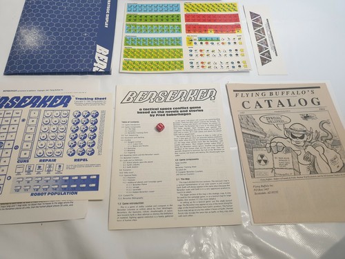 Berserker - Flying Buffalo Games - Unused, Unpunched - Board/Tabletop Game - Picture 3 of 5