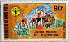 Upper Volta Upper Volta 1981 840 World Food Day World Food Day FOA Nutrition **
