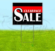 CLEARANCE SALE 18x24 Yard Sign WITH STAKE Corrugated Bandit USA