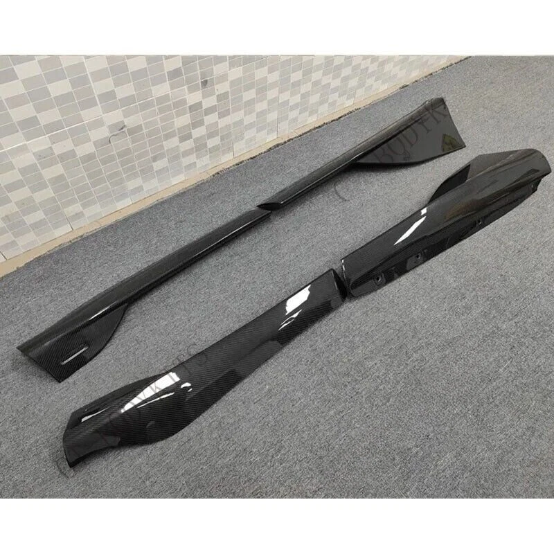 Faldas laterales de fibra de carbono para McLaren 540C 570S 570GT 15-21 600LT estilo Foto 3 de 4