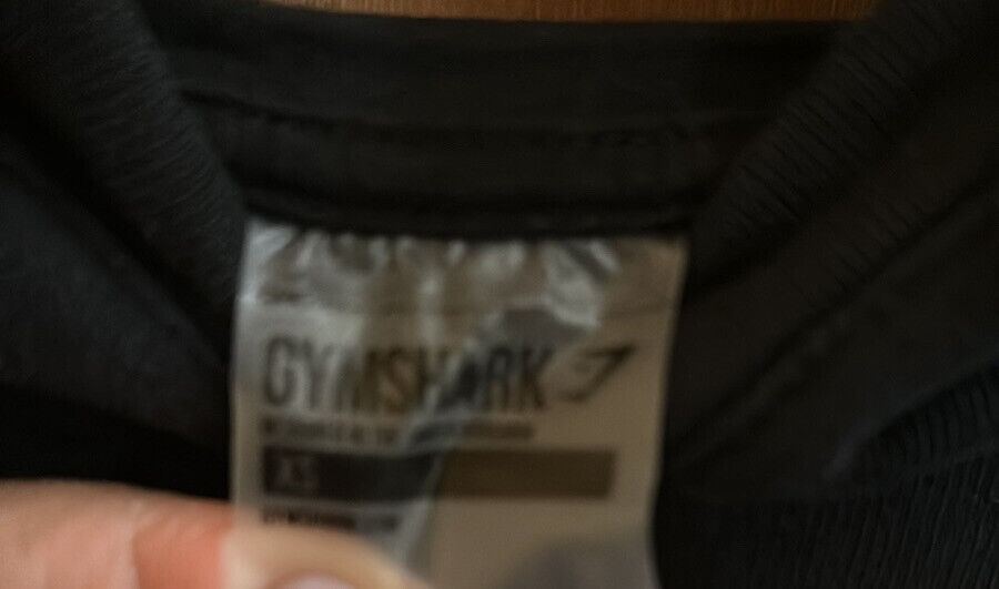 Gymshark Black Cropped Hoodie Sweatshirt Size XS - image 4