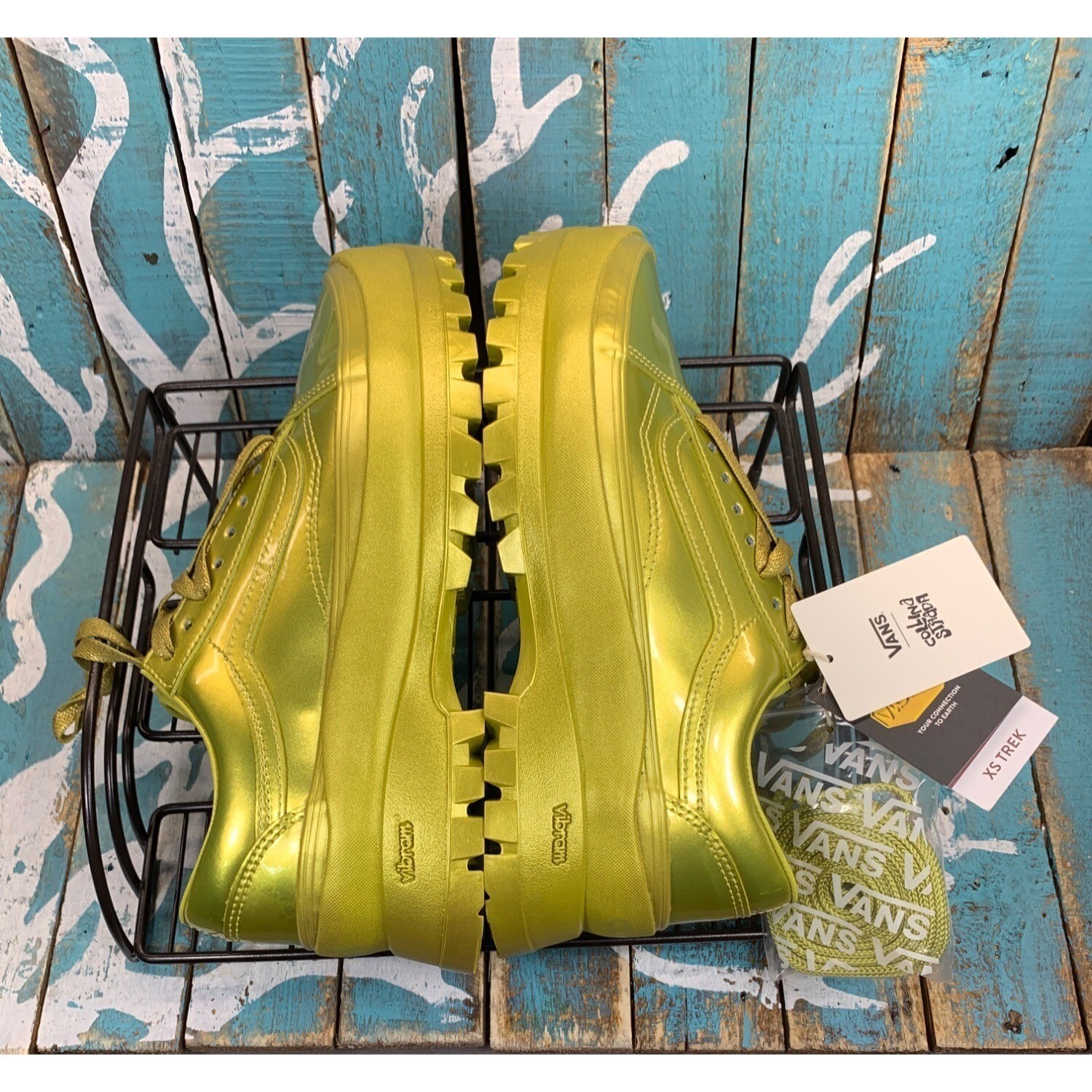 NWT Vans x Collina Strada Old Skool Vibram Gold Men8.5/Wmn10 Unisex Casual Shoes