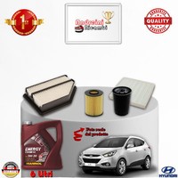 Inspektionskit Filter + ÖL X Hyundai Ix35 1.7 Crdi 85KW 116CV Von 2010->