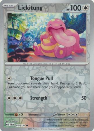 LICKITUNG 124/162 TEMPORAL FORCES POKEMON (REVERSE HOLO, NM)
