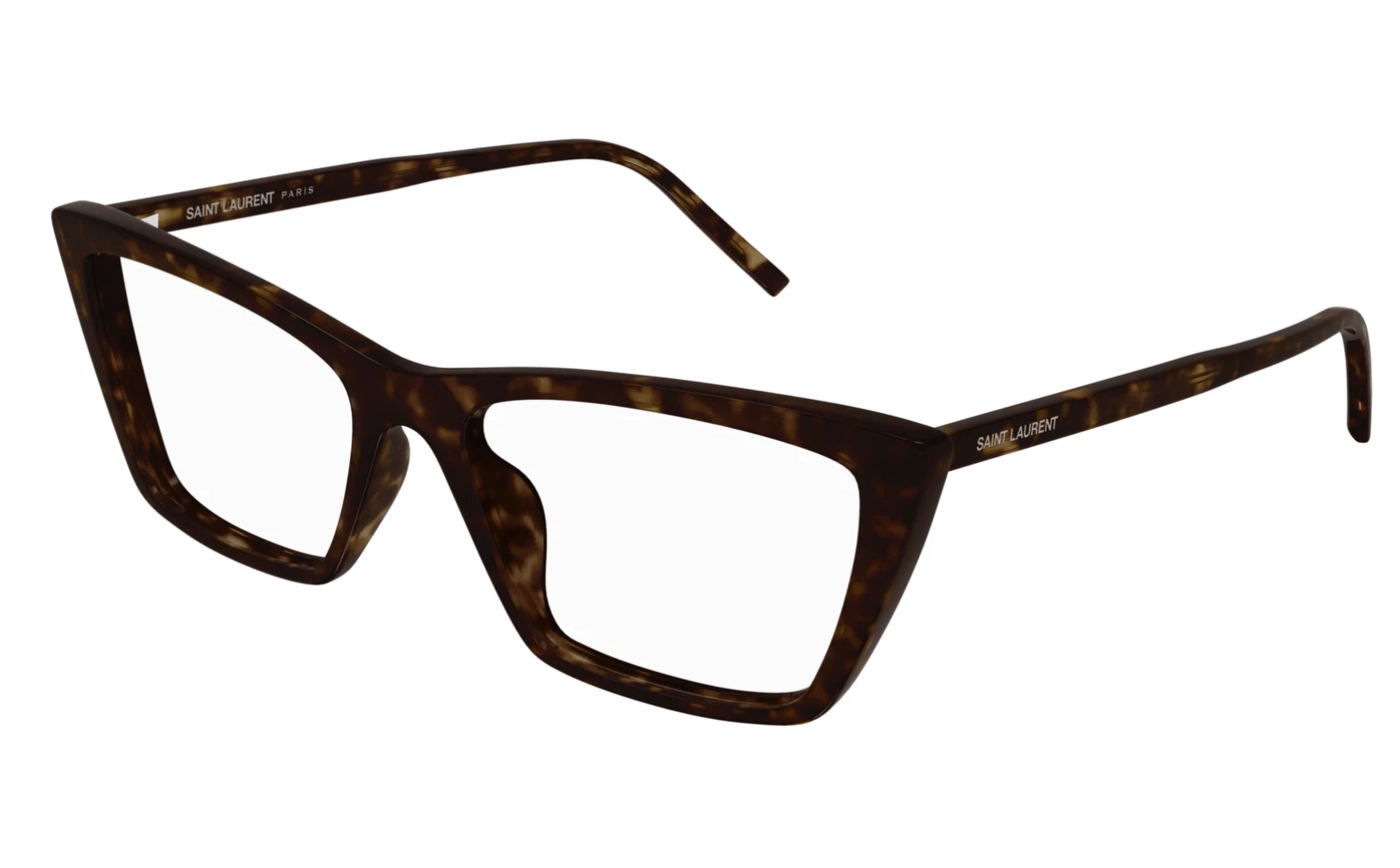Saint Laurent SL 737 MICA THIN OPT 002 Havana Eyeglasses Frame New Authentic