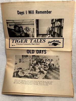 1976 Senior Supplement Princeton Community High School IN Class Wills & Photos