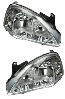 2x SCHEINWERFER VORNE LINKS RECHTS OPEL COMBO CORSA C 2003-2005 H7 H7