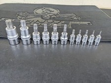 Ar476 New Cornwell Tools Combination Drive Torx 11pc Socket Set