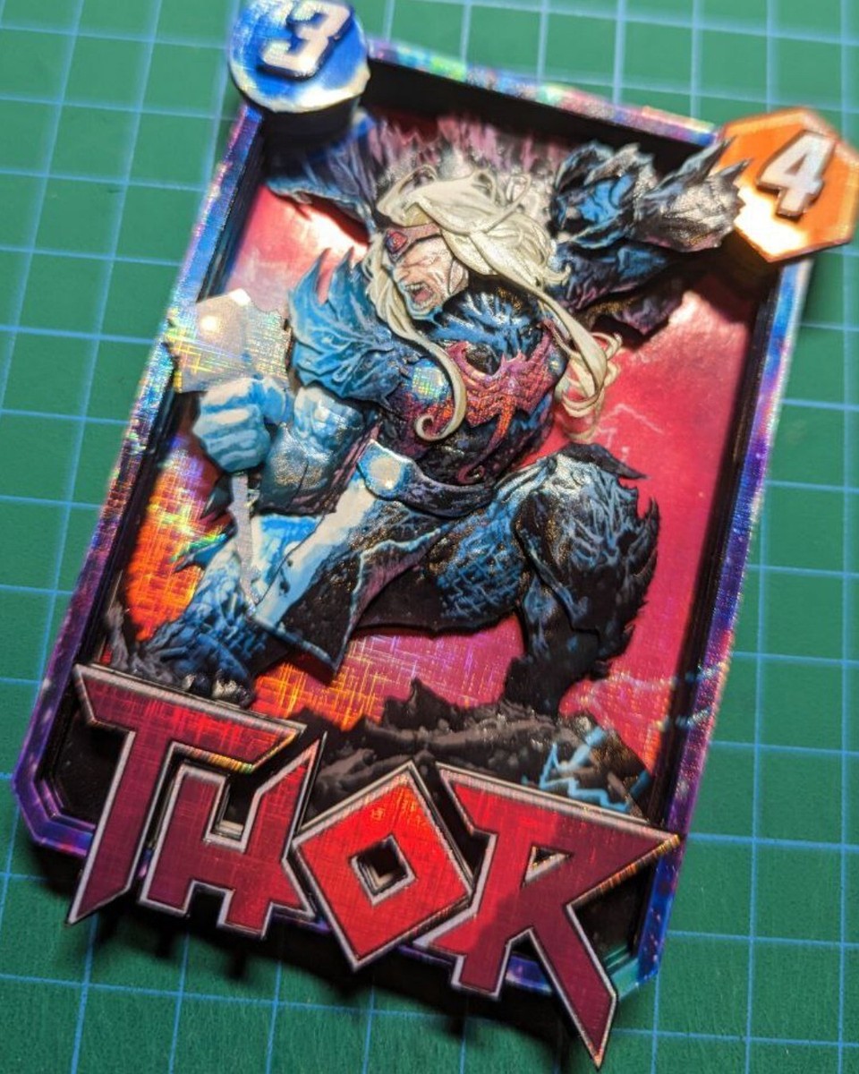 3D Card Marvel SNAP inspired (Fan-art Shadowbox) | eBay
