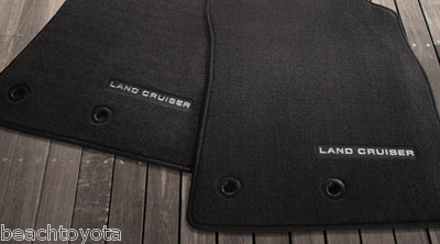2013-2021 LAND CRUISER W/3RD ROW SEAT BLACK CARPET  FLOOR MATS GENUINE TOYOTA
