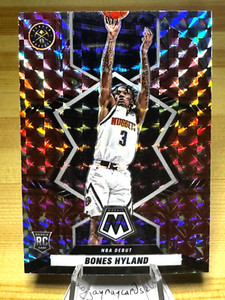 Bones Hyland 2021 Mosaic #271 NBA Debut - NBA 75th Anniversary RC