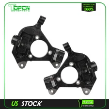 (2) Front Steering Spindle Knuckle For Chevy Silverado 1500 Sierra 1500 Cadillac