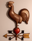 BIG Vintage Sexton Cast Metal Wall Hanging Rooster Weathervane Plaque 512 D USA — photo 2