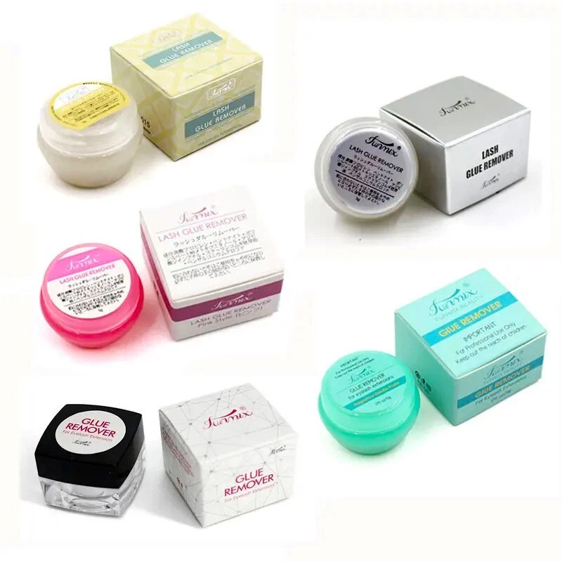 FUNMIX 5g Creme Remover Wimpernverlängerung Kleber Gel Wimpern Entferner Glue cream