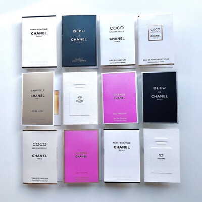 5pc Random CHANEL Fragrances Sample Spray Set Kit 1.5ml/2ml