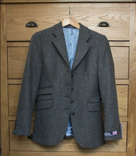 Ladies Long Tweed Blazer - Rydale - Size 8 - Grey