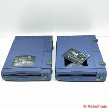 2 Iomega Zip 100 Parallel External Drive Z100P2 Blue FOR PARTS NOT WORKING