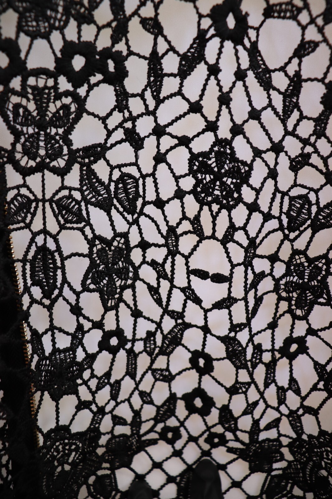 Bold Elements medium black mesh top with gold bac… - image 3