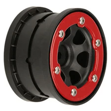 Pro-Line Racing #2705-04 Epic 2.2" Red/Black Bead-Loc Rear Wheels for Slash  