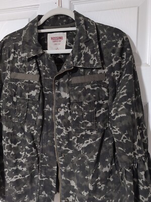 flare dark green camo jacket