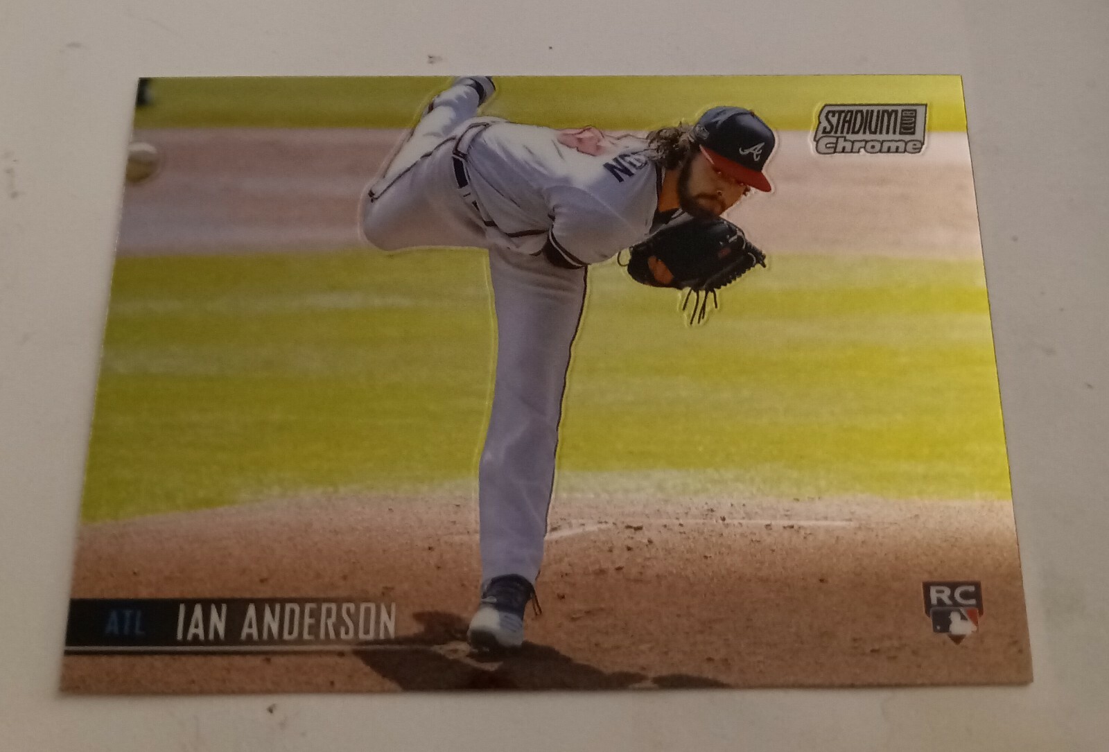 2021 Ian Anderson Topps Stadium Club Chrome ROOKIE Card #203 Braves MINT RC