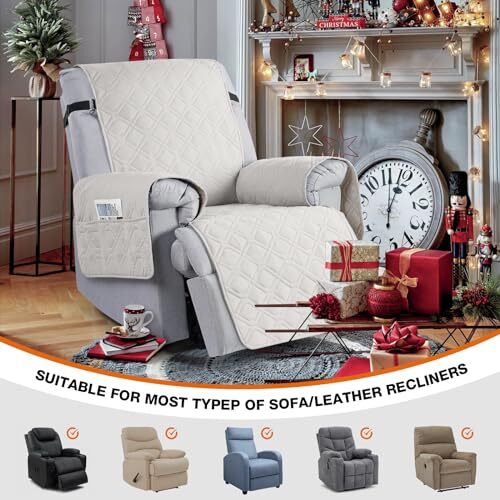 Oversized Waterproof Recliner Chair Covers, Large Recliner Cover 30