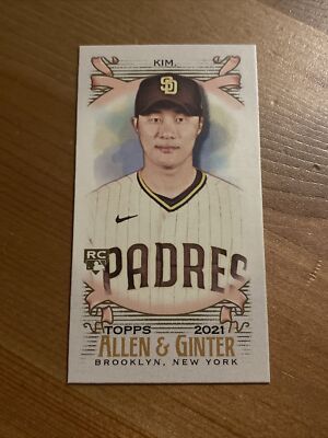 2021 Topps Allen & Ginter A&G Back Mini Ha-Seong KIM RC #176 San Diego Padres