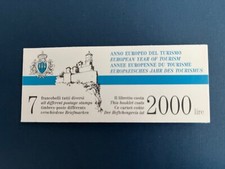 San Marino ZNACZKI Sc# 1209a MNH mapa turystyczna flaga zamek pałac broszura 442