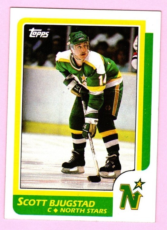 1986-87 Topps Scott Bjugstad #23 Minnesota North Stars