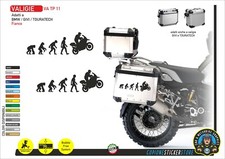 2 Aufkleber Motorrad BMW R 1200 1150 1100 800 650 GS Koffer Evolution