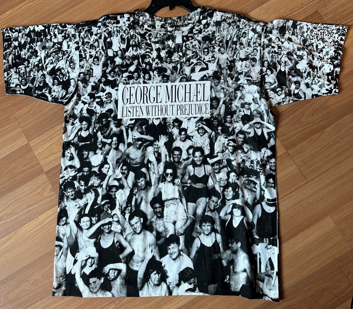 Rare Vintage 1990 George Michael Listen Without Prejudice T-Shirt