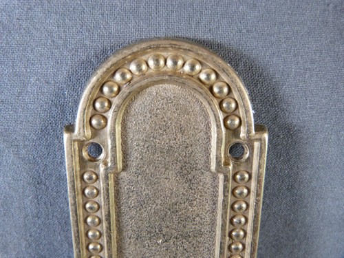 Französisches Türschild Louis XVI Stil Bronze 26,3 cm - Bild 3 von 7