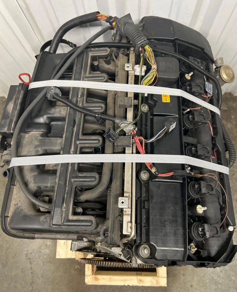 2005 BMW X3 2.5L Engine Assy M54 38,996 Miles Motor *Comp Test Needs Weld* 04 06 Foto 3 de 4