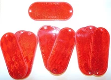 SET OF 10 BICYCLE/TRAILER REFLECTORS BIKE PARTS 190
