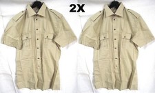 2x Camicie Esercito Italiano Originale manica corta NUOVA