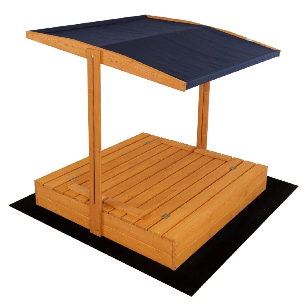 Sandkasten Mit Deckel Sandbox Imprägniert 120x120  Produktbild-Vorschau 4