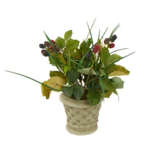 Factory Direct Craft Artificial Wild Berry Planter