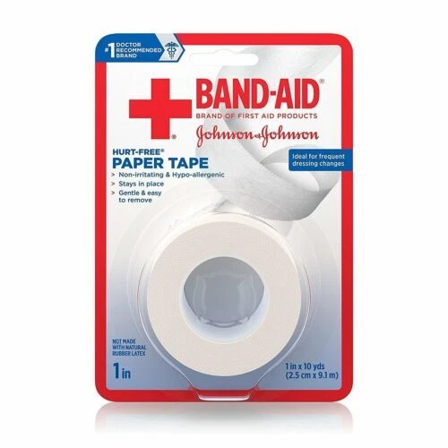 Band-Aid Hurt-Free Medical Paper Tape Wound Dressing 1 inch x 10 yard 1 Count - Image 2 of 4