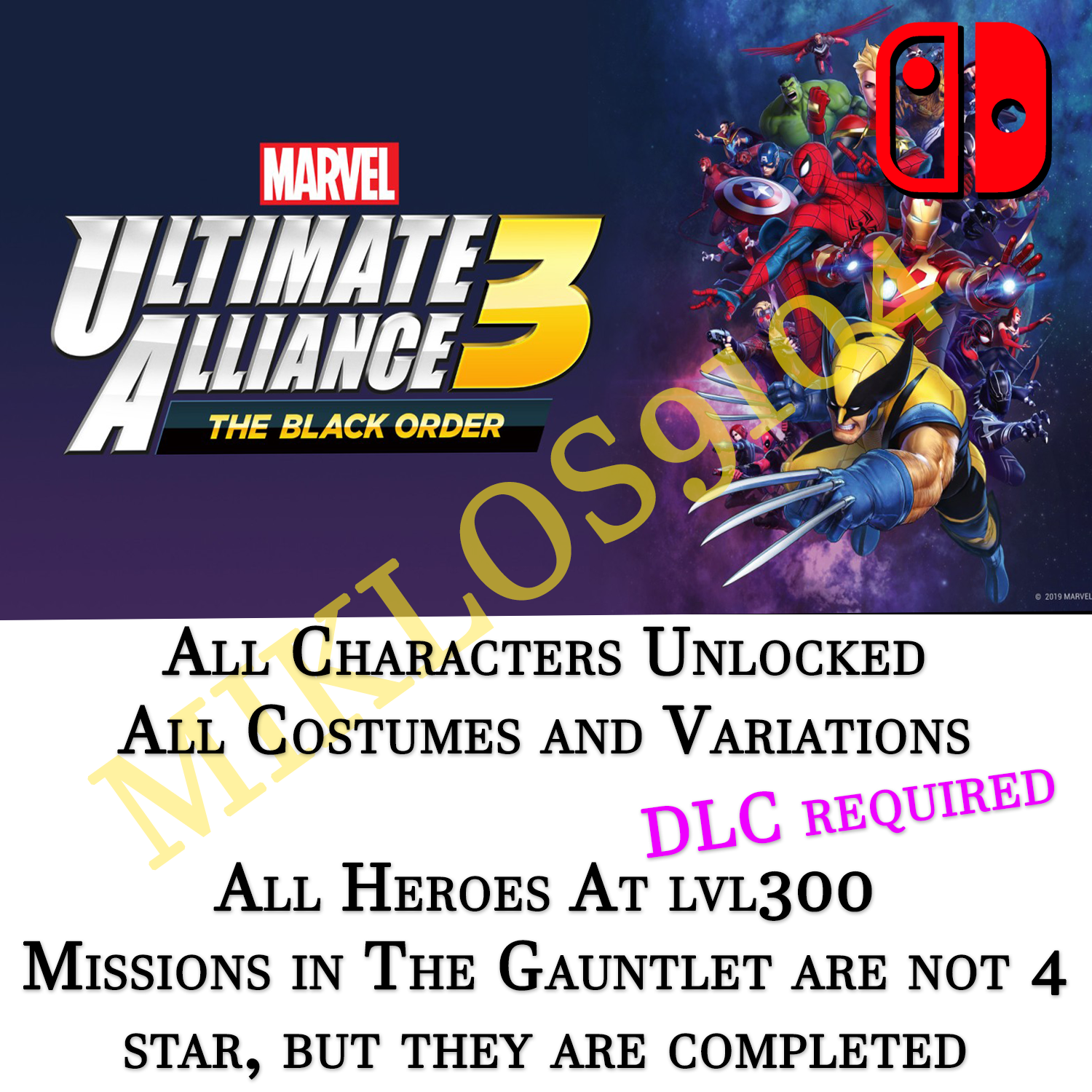 MARVEL ULTIMATE ALLIANCE 3: The Black Order for Nintendo Switch