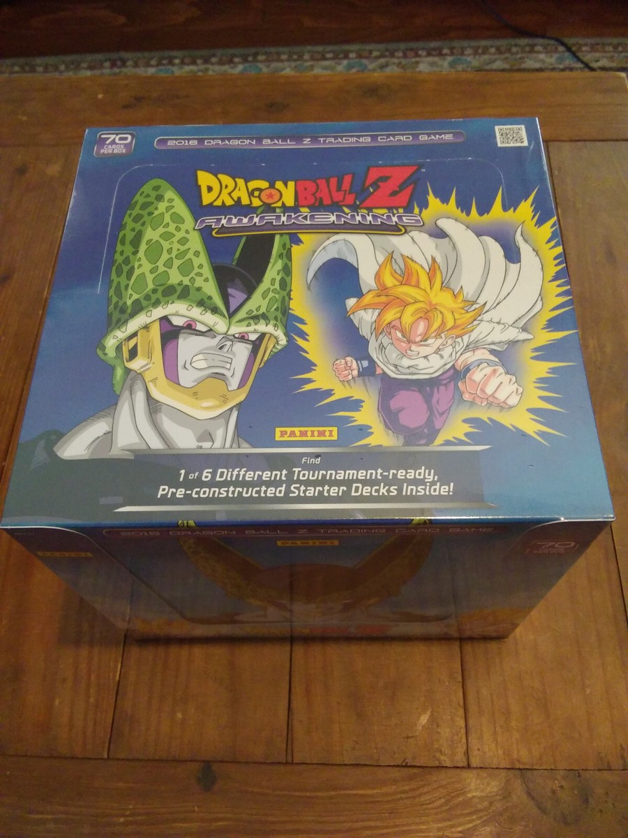 dragon ball super card game starter deck the awakening Dragon Ball Z Awakening Starter Deck Box Panini