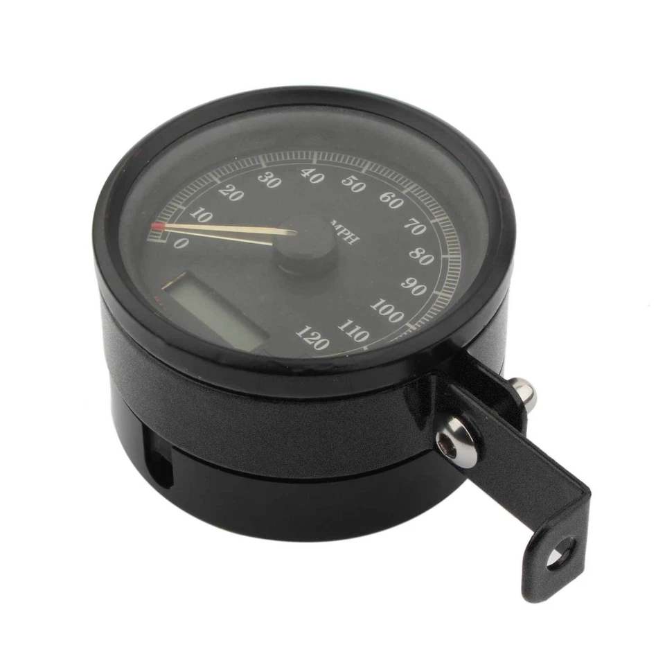 Abrazadera indicadora de reubicación soporte velocímetro lateral Harley Sportster XL 883 Foto 3 de 4